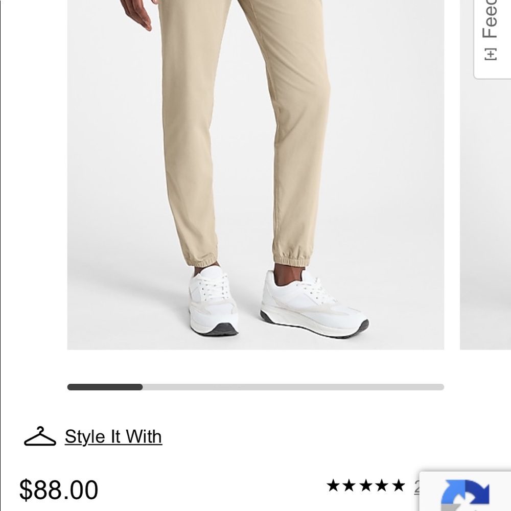 Khaki joggers